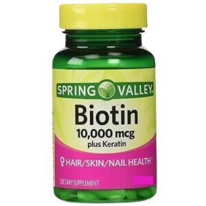 Spring Valley Biotin 10000 mcg Price in BangladeshÂ